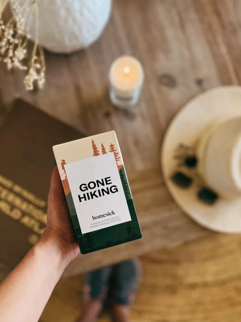 Homesick Gone Hiking Jar Candle