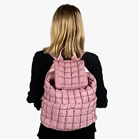 Mauve Puffy Backpack