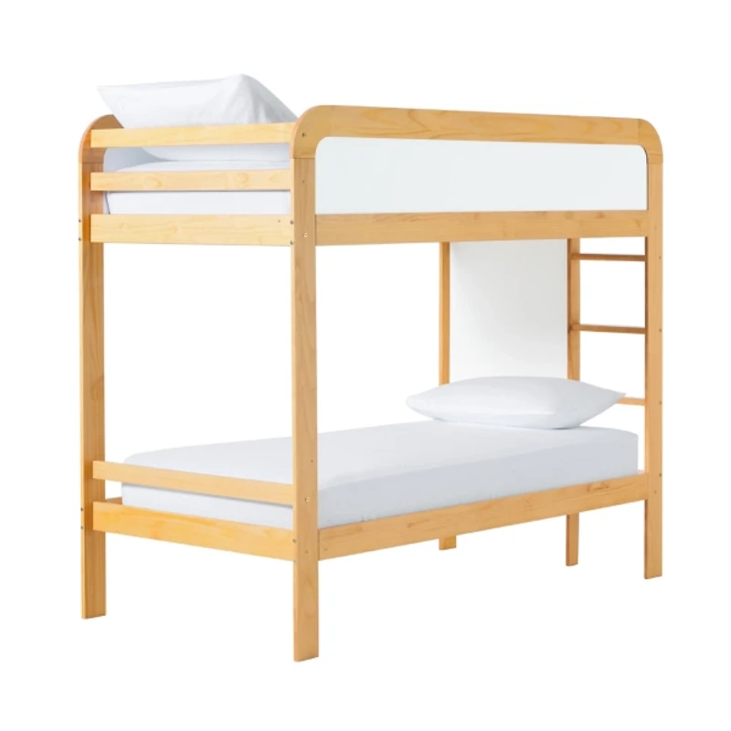 Natural Wood Adyn Twin Bunk Bed