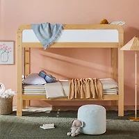Natural Wood Adyn Twin Bunk Bed