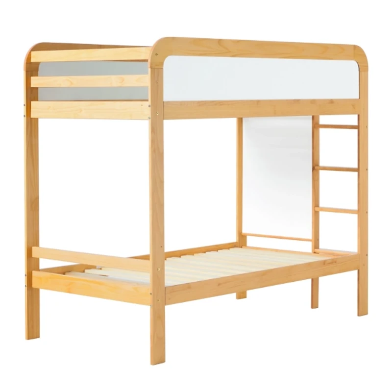 Natural Wood Adyn Twin Bunk Bed