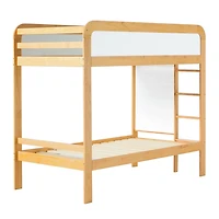 Natural Wood Adyn Twin Bunk Bed
