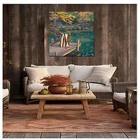 Alone Time Outdoor Canvas Art Print