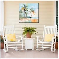 Abstract Palm Beach Outdoor Canvas Art Print