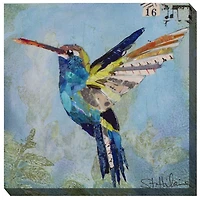 Snazzy Hummingbird Outdoor Canvas Art Print