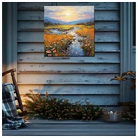 Summit Creek Outdoor Canvas Art Print