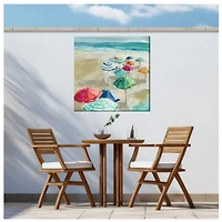 Beach Party Outdoor Canvas Art Print