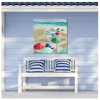 Beach Party Outdoor Canvas Art Print