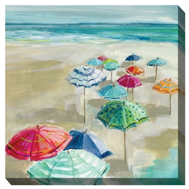 Beach Party Outdoor Canvas Art Print