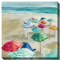 Beach Party Outdoor Canvas Art Print