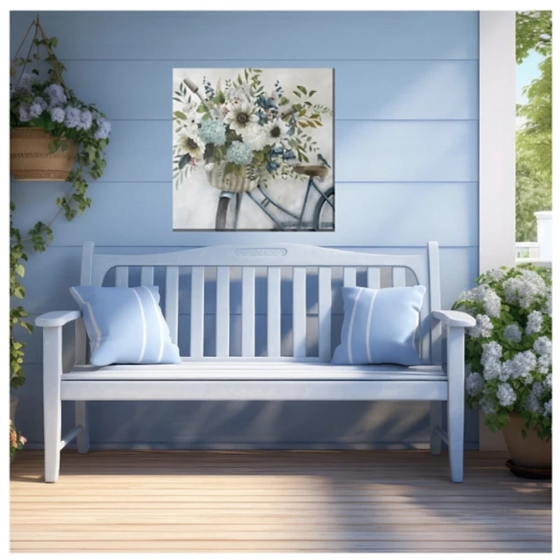 Brimming Basket Outdoor Canvas Art Print