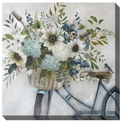 Brimming Basket Outdoor Canvas Art Print