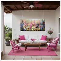 Floral Dream Outdoor Canvas Art Print