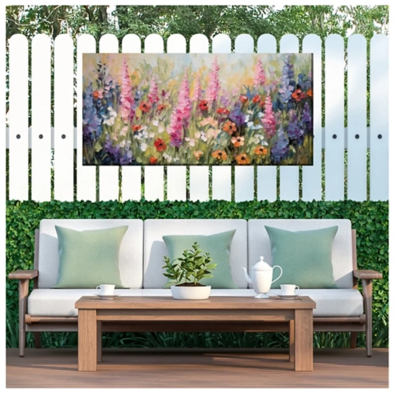 Floral Dream Outdoor Canvas Art Print