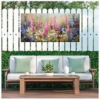 Floral Dream Outdoor Canvas Art Print