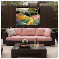 Hilltop Hike Outdoor Canvas Art Print