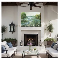 Pristine Pasture Outdoor Canvas Art Print