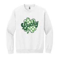 Lucky Plaid Shamrock Sweatshirt