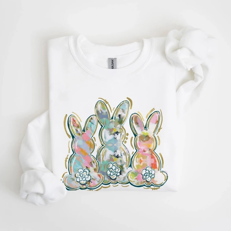 Medium Painted Bunny Sweatshirt