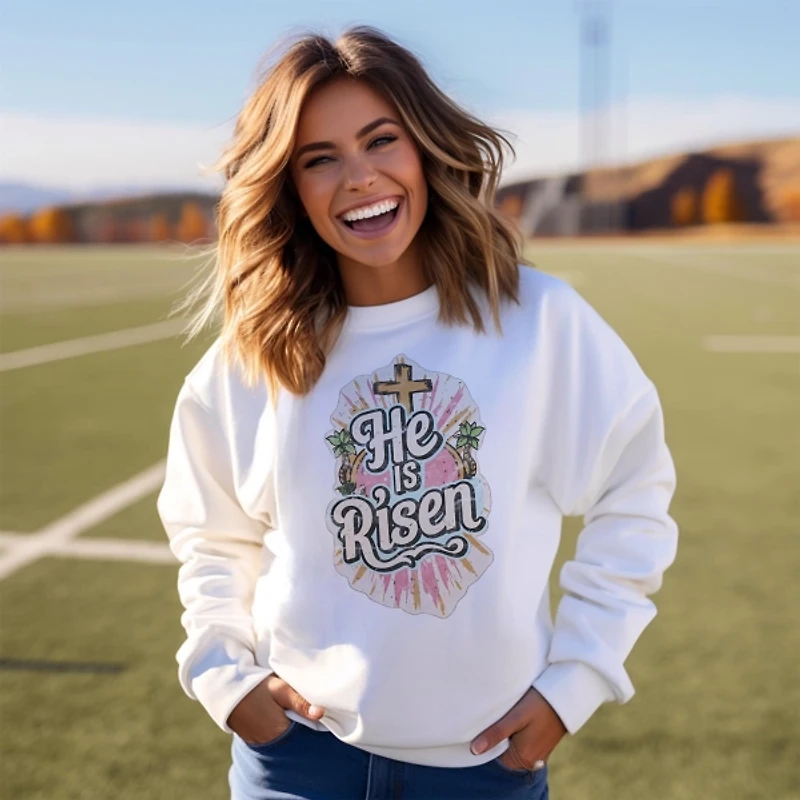 XLarge He is Risen Sweatshirt