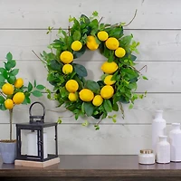 Lemons and Foliage Wreath