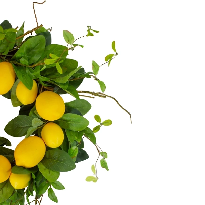 Lemons and Foliage Wreath