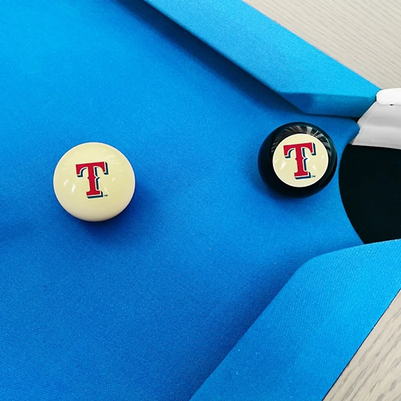 Texas Rangers Cue Ball & 8 Ball Gift Set