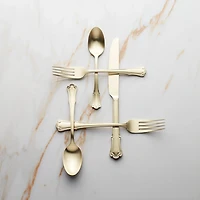 Satin Champagne James Street 20-pc. Flatware Set