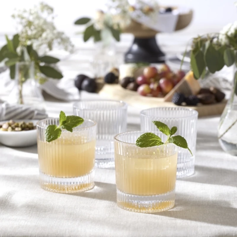 Wallingford Double Old Fashioned Glasses, Set of 4