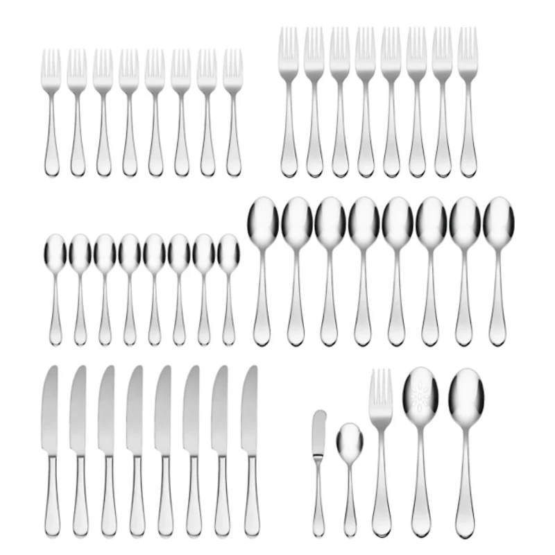 Stainless Steel Icarus 45-pc. Flatware Set
