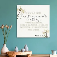 Jesus Said Canvas Art Print