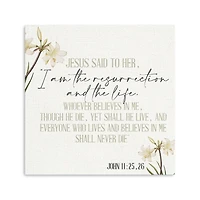 Jesus Said Canvas Art Print