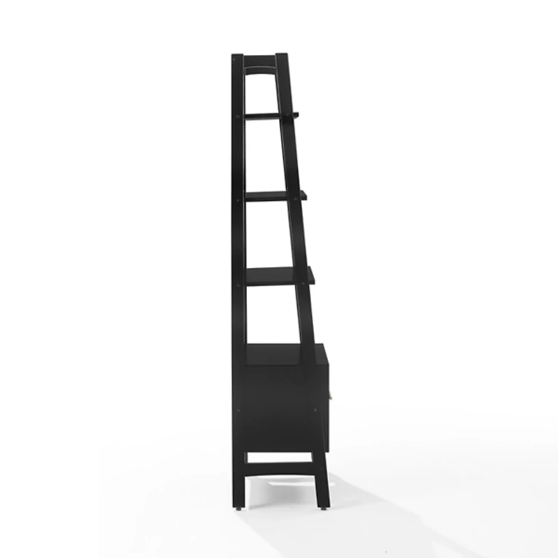 Small Black Landon Etegere Bookshelf