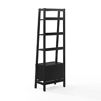 Small Black Landon Etegere Bookshelf