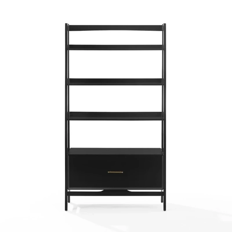 Large Black Landon Etegere Bookshelf