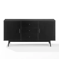 Black Mid-Century Modern Lucas Sideboard