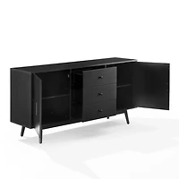 Black Mid-Century Modern Lucas Sideboard