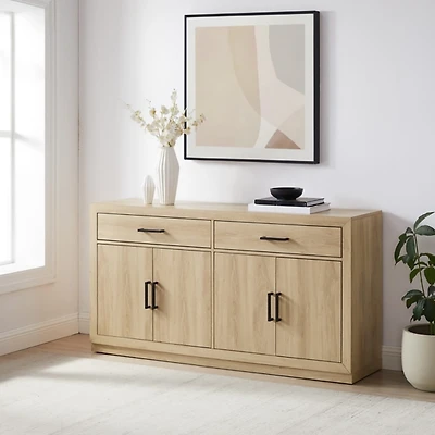 Whitewashed Natural Isla Sideboard