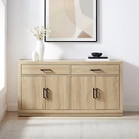 Whitewashed Natural Isla Sideboard