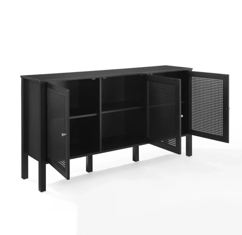 Black Modern Perry Cabinet