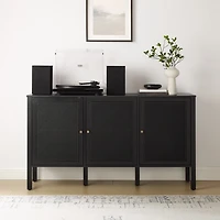 Black Modern Perry Cabinet