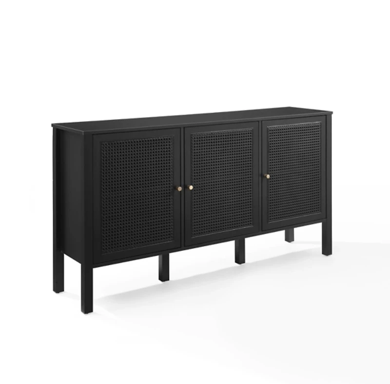 Black Modern Perry Cabinet