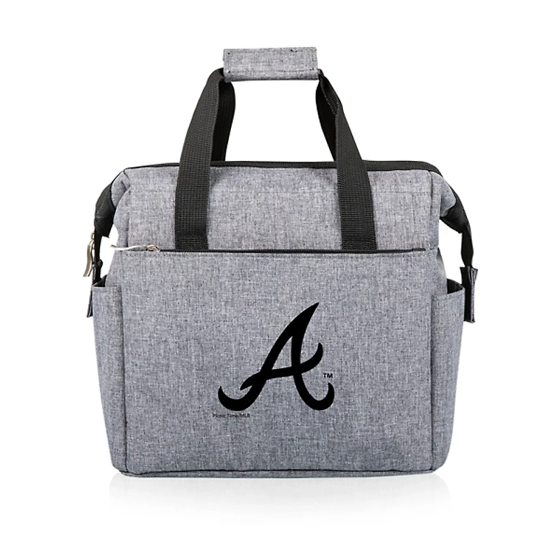 Gray Atlanta Braves Cooler Tote Bag