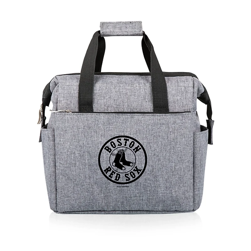 Gray Boston Red Sox Cooler Tote Bag
