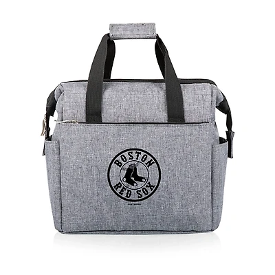 Gray Boston Red Sox Cooler Tote Bag