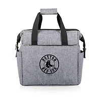 Gray Boston Red Sox Cooler Tote Bag
