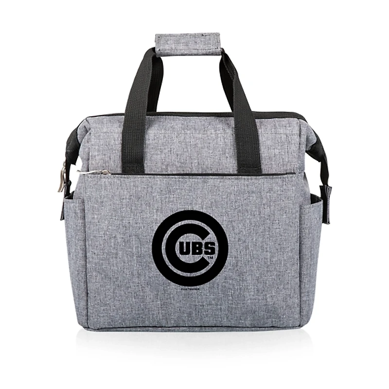 Gray Chicago Cubs Cooler Tote Bag