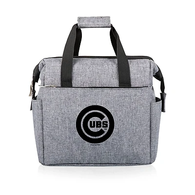 Gray Chicago Cubs Cooler Tote Bag
