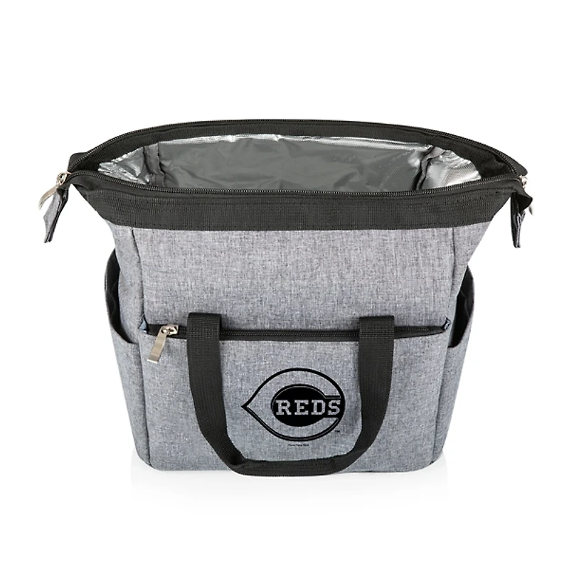 Gray Cincinnati Reds Cooler Tote Bag