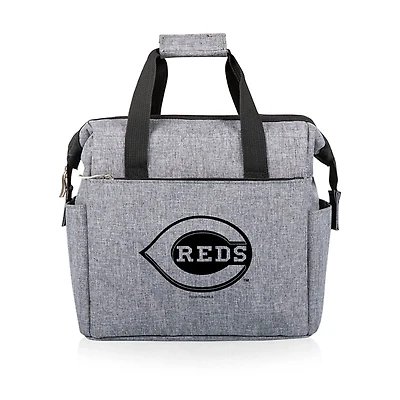 Gray Cincinnati Reds Cooler Tote Bag